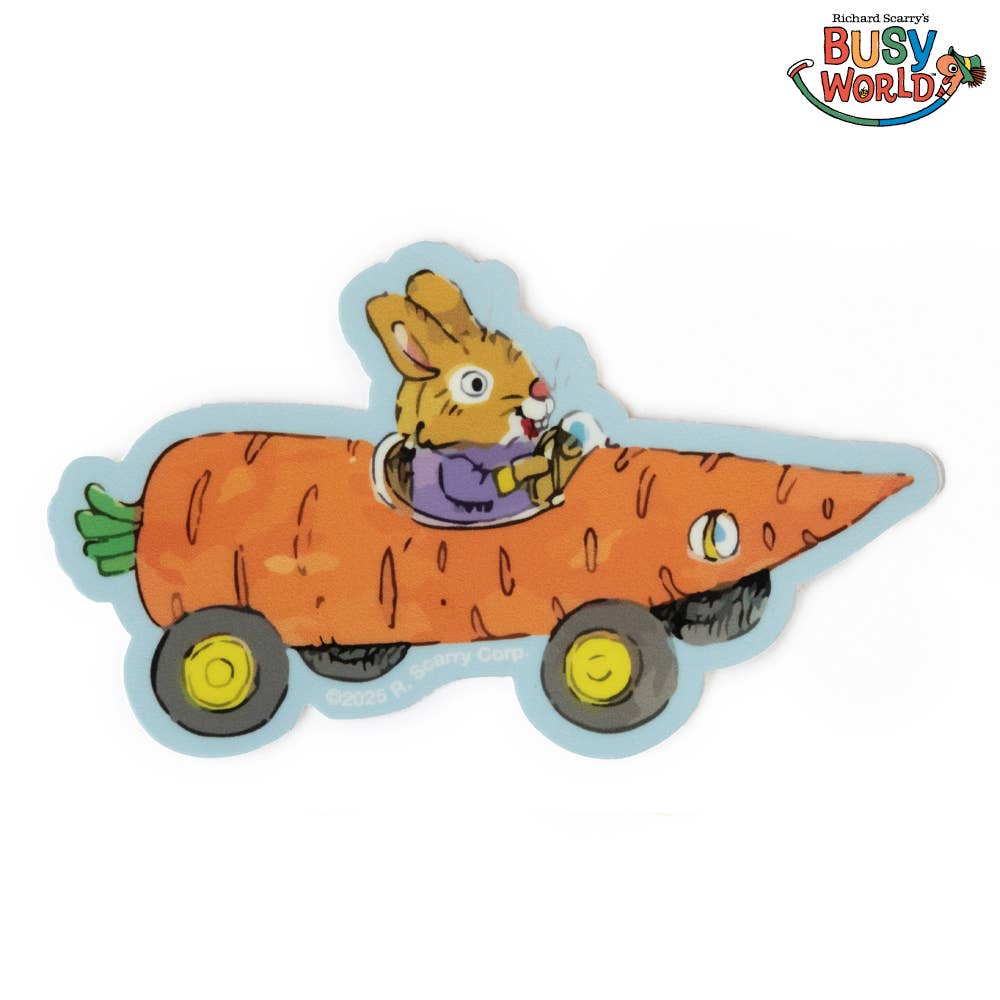 Carrot Car Sticker