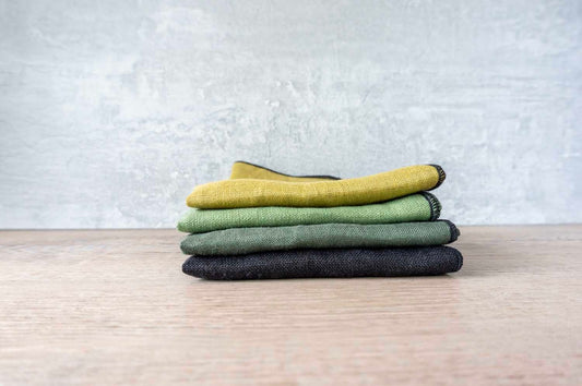 Linen Cloth Napkins - Grasshopper Mix