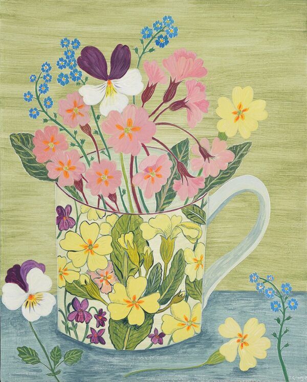 Primrose Cup Art Card