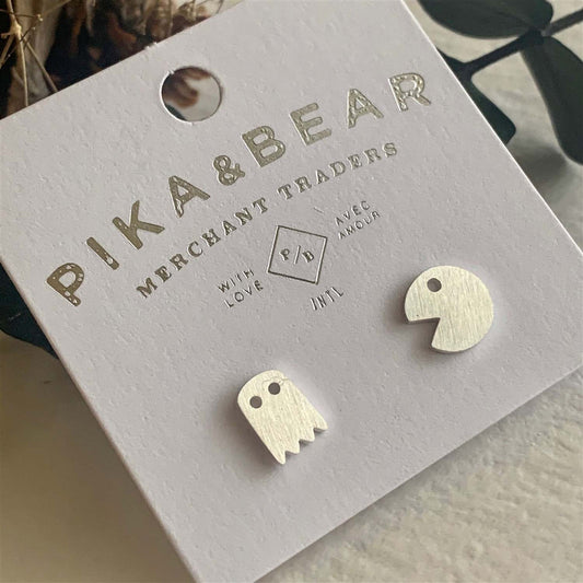 Pac-Attack Stud Earrings