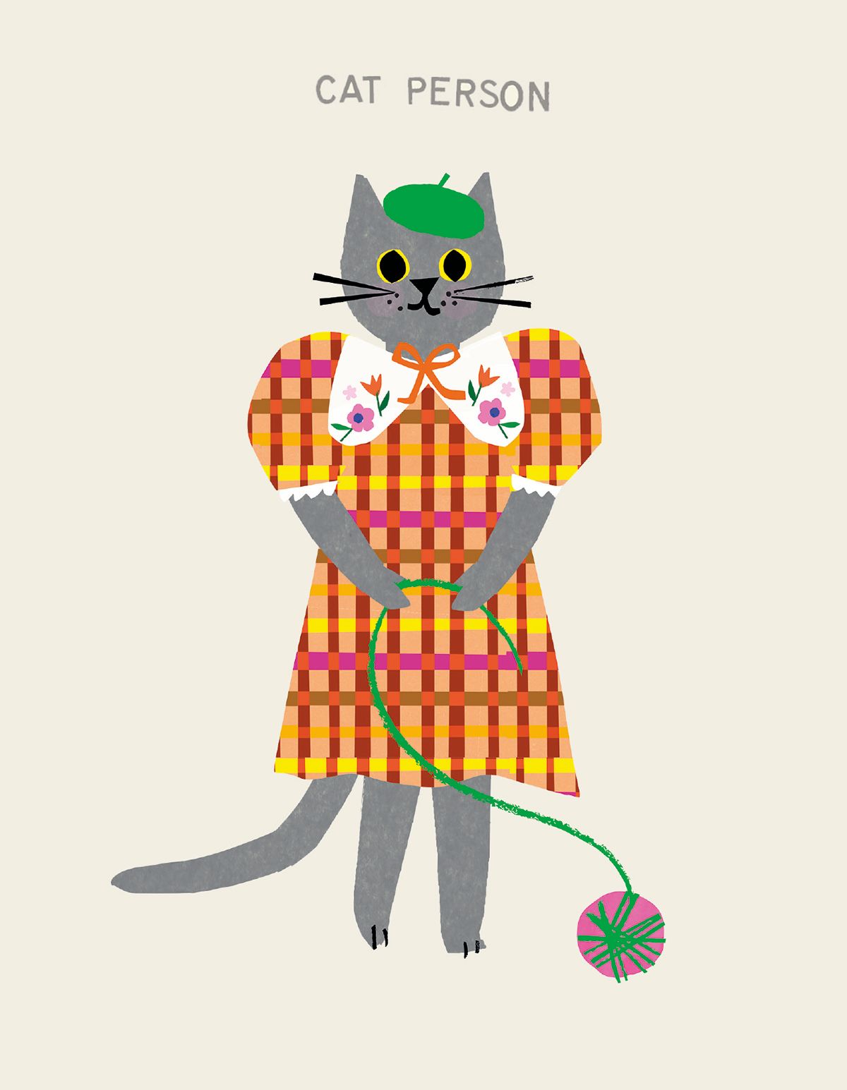 Cat Person Card
