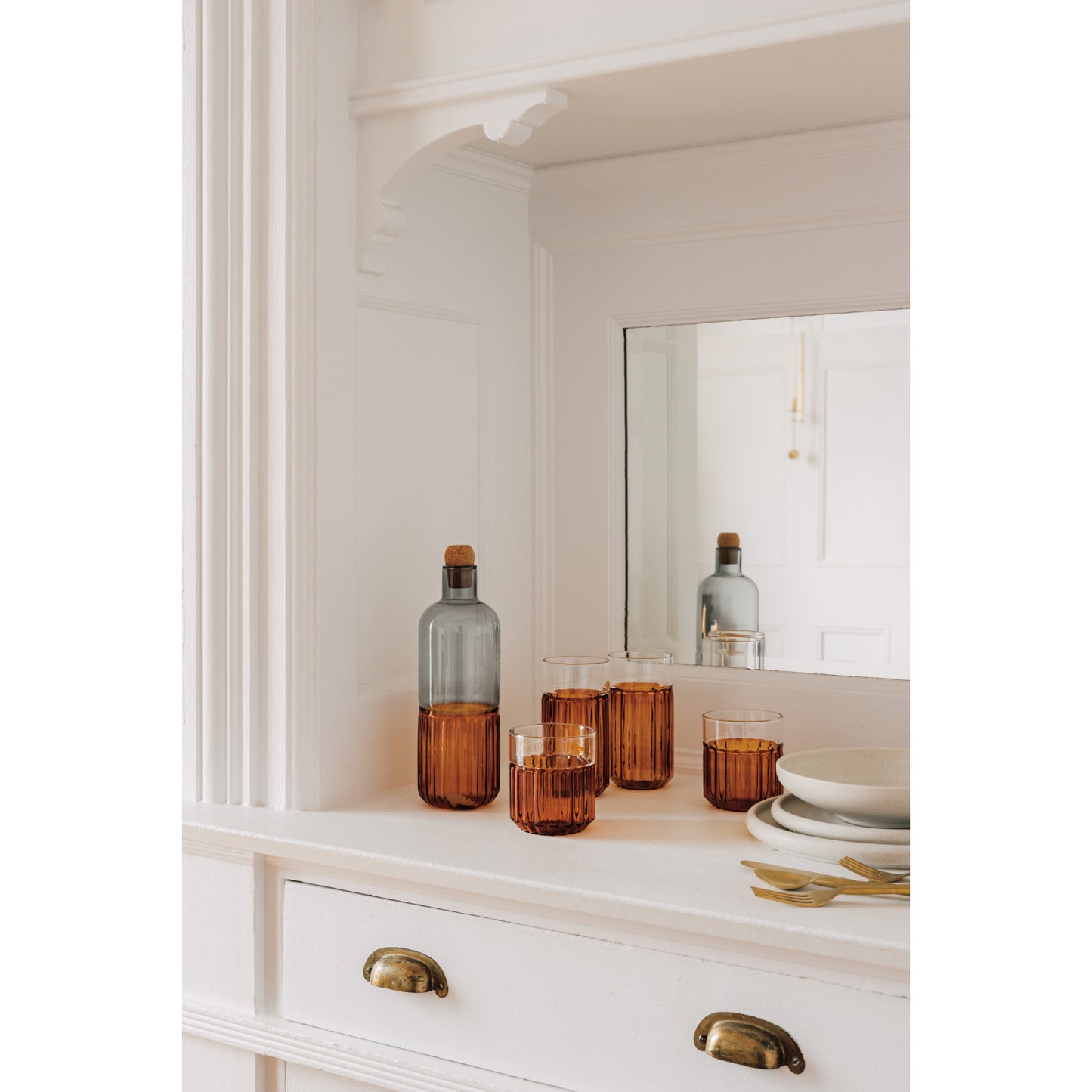 Amber Channel Glass