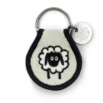 Patch Keychain: Sheep