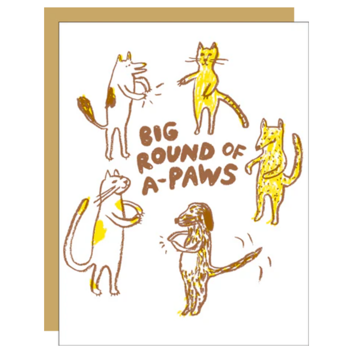 Paws Congrats Card