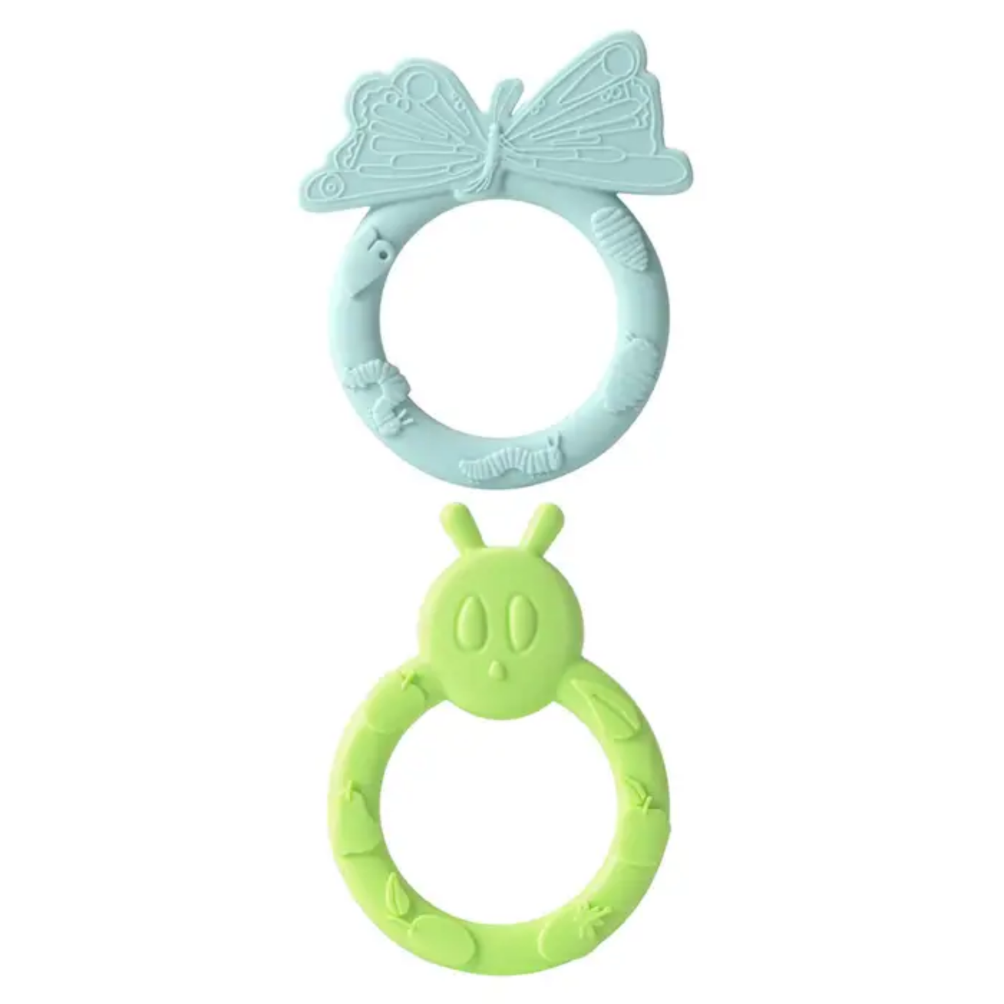 Eric Carle Silicone Teether Set 2 Rings