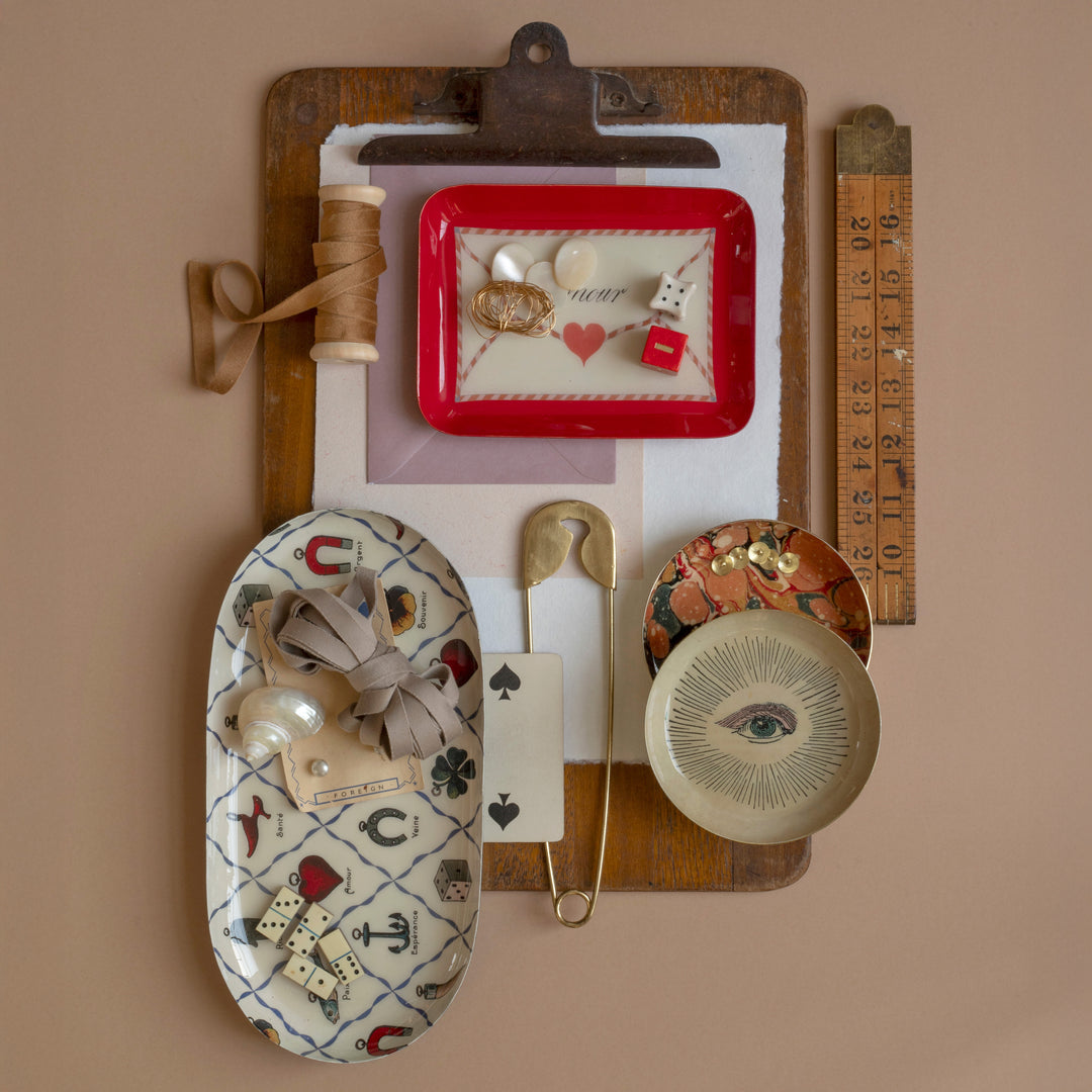 Love Letter Rectangular Enamel Tray