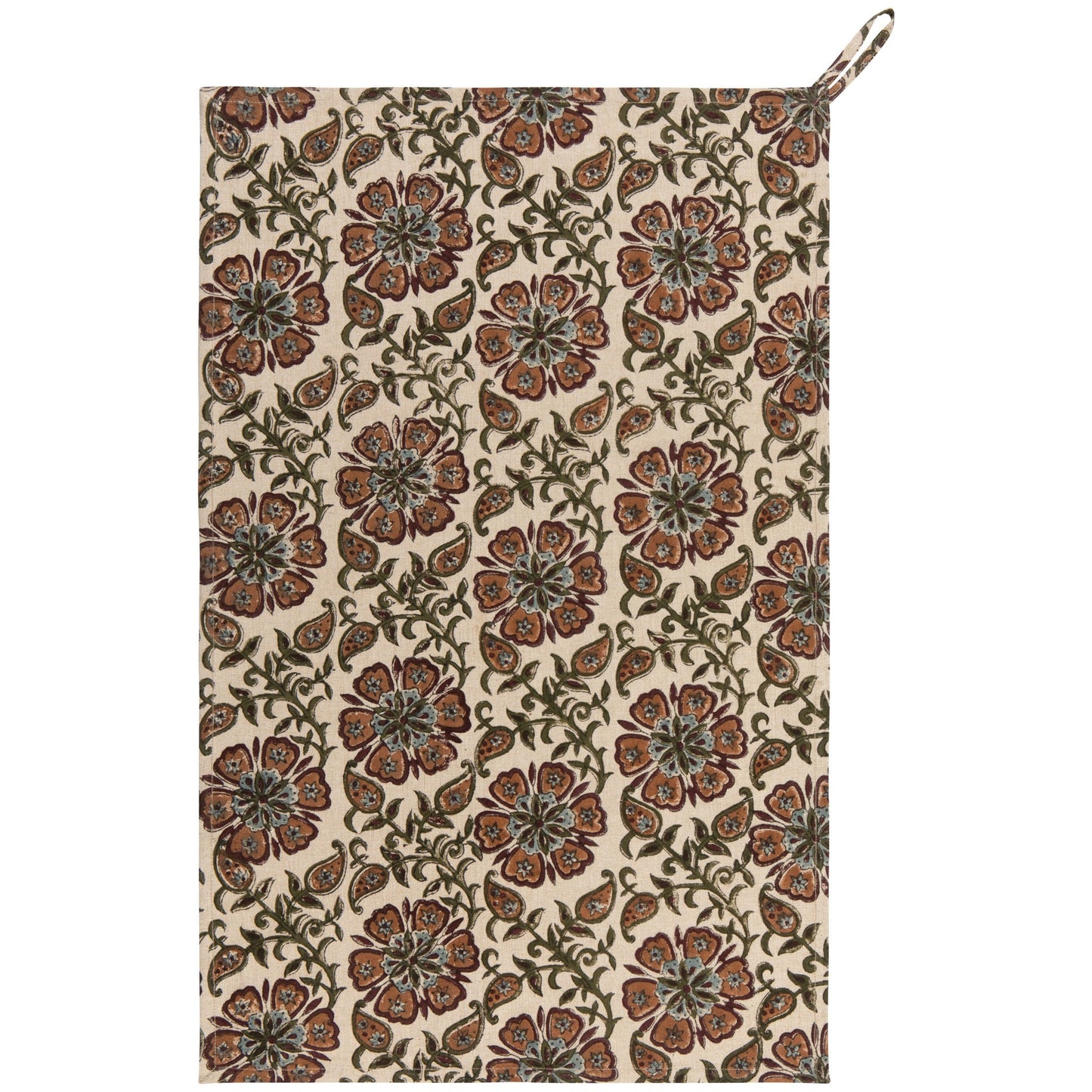 Elysian Block Print Tea Towel