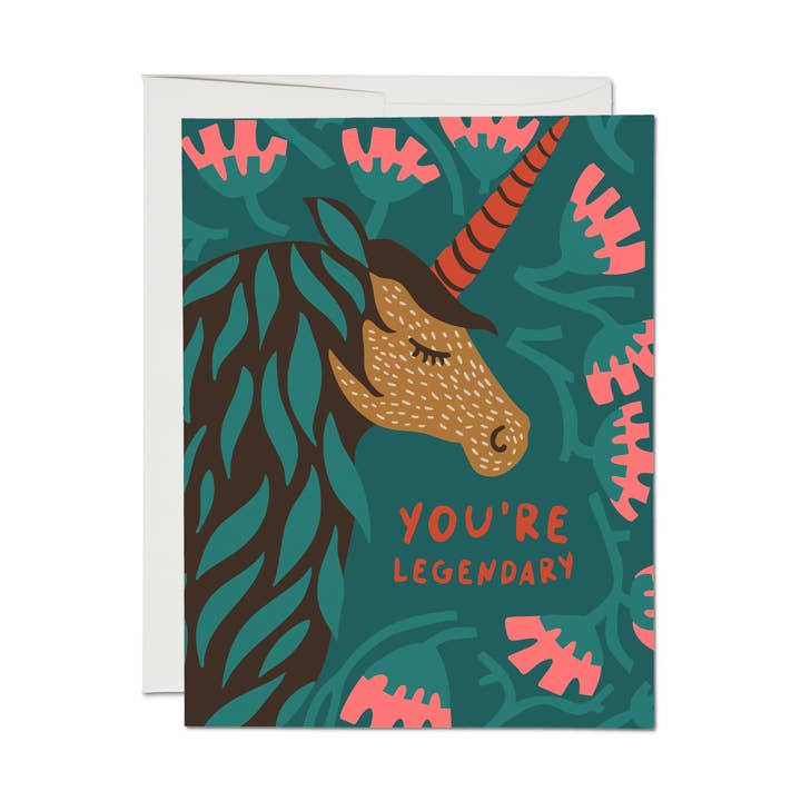 Legendary Unicorn Greeting Card