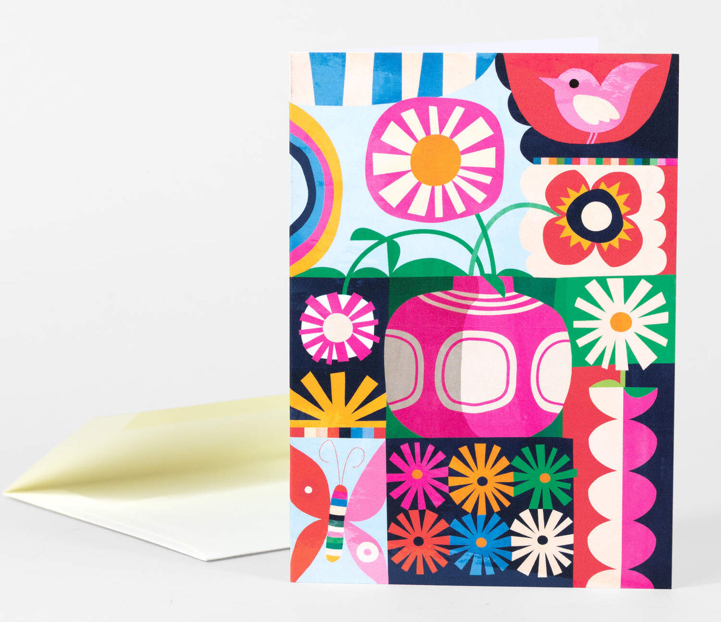 Spring Patchwork Card