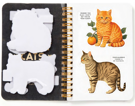 Moody Cats Sticker Book