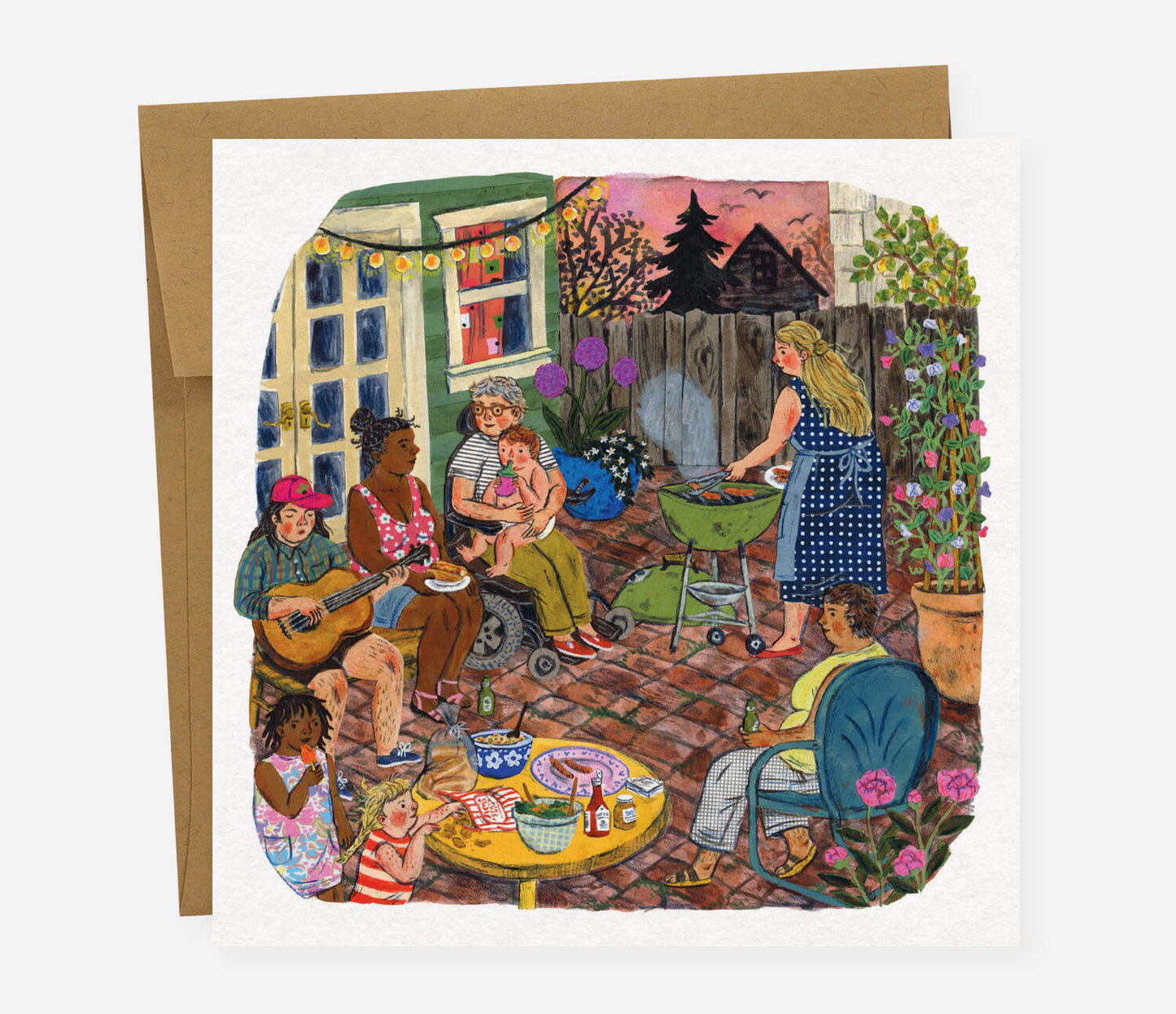 Summer Barbecue Greeting Card