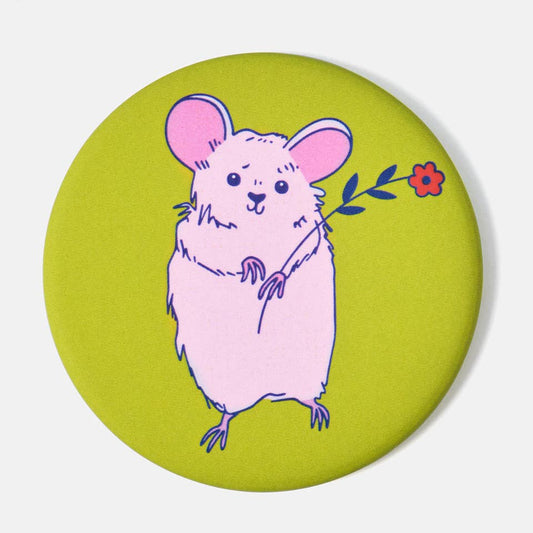 Pink Mouse Magnet