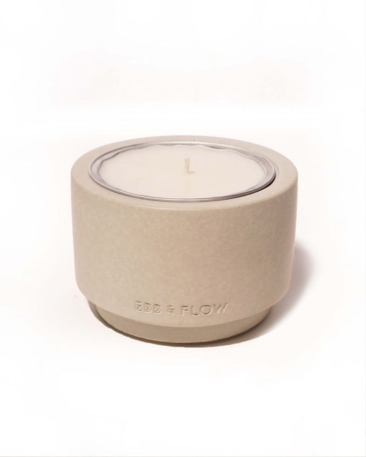 Mulled Vanilla & Teakwood Refillable Concrete Candle