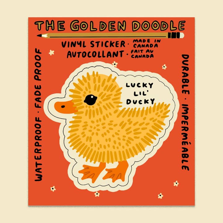 Lucky Lil Ducky Sticker