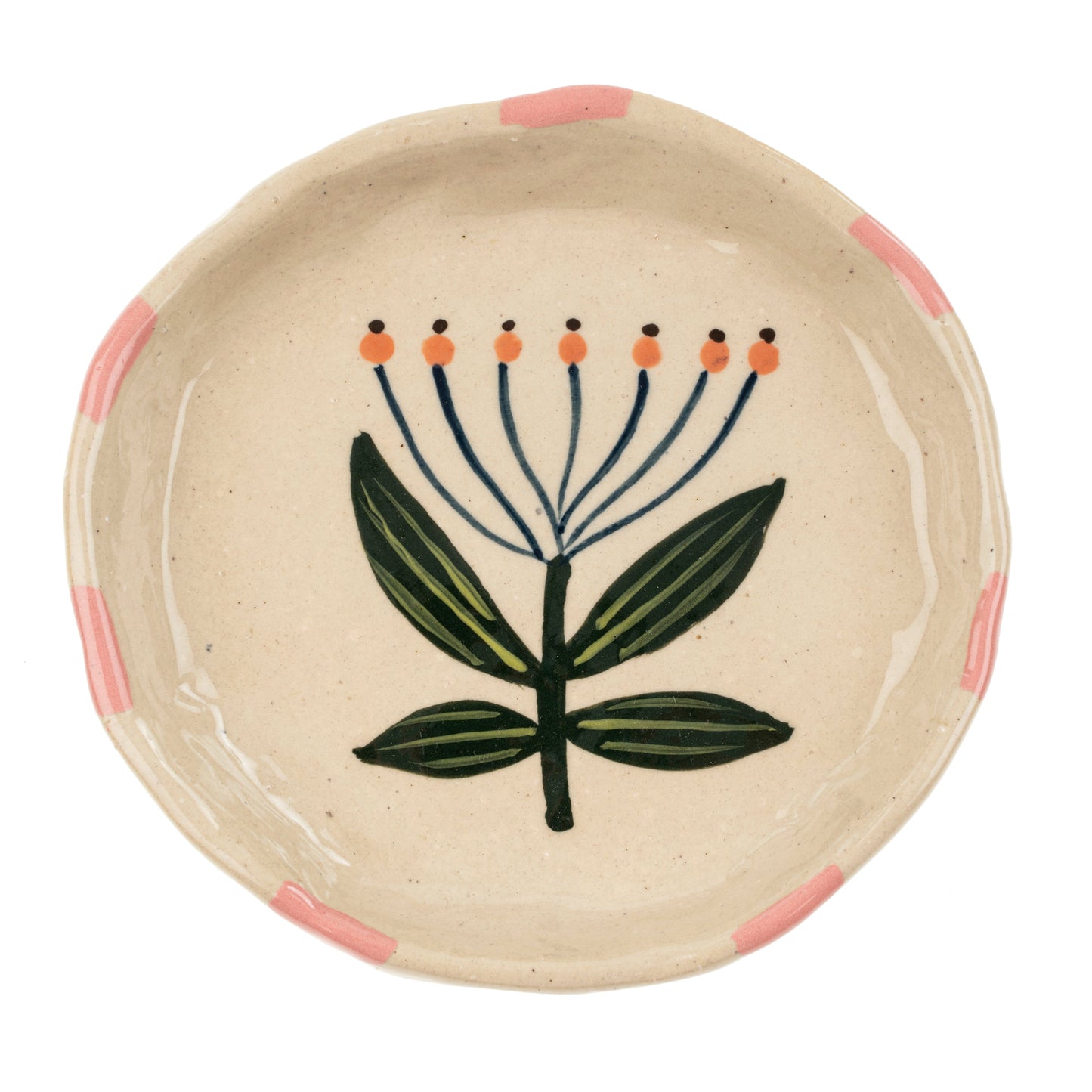 Flora Pottery Mini Dish, Lotus