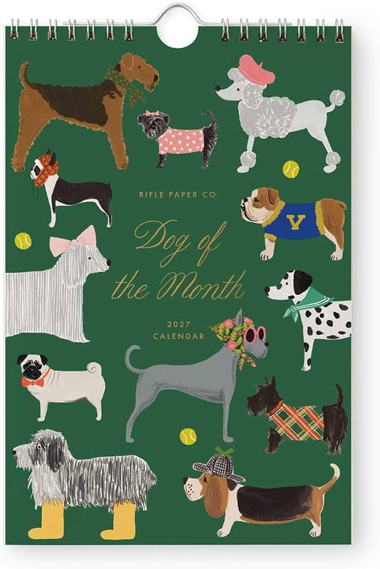 2027 Dog of The Month Kitchen Calendar