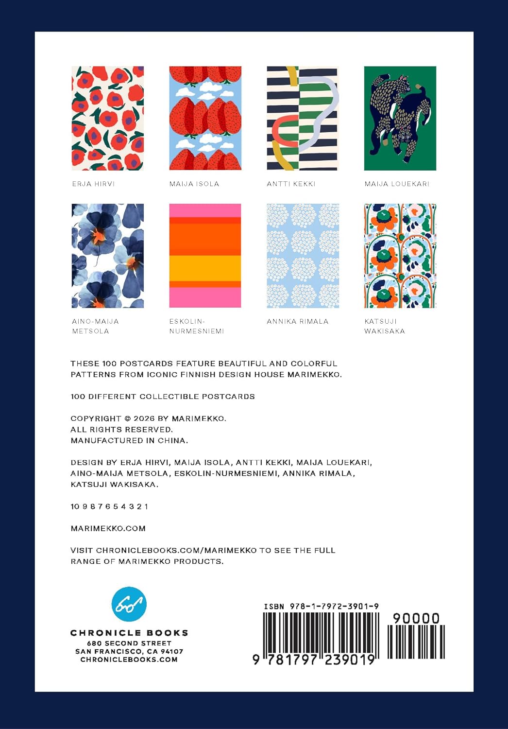 The Art of Marimekko Postcard Box