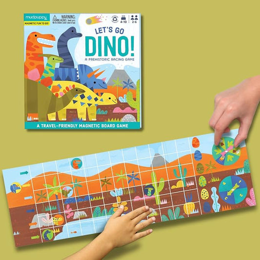 Let's Go, Dinos! Magnetic Board Game