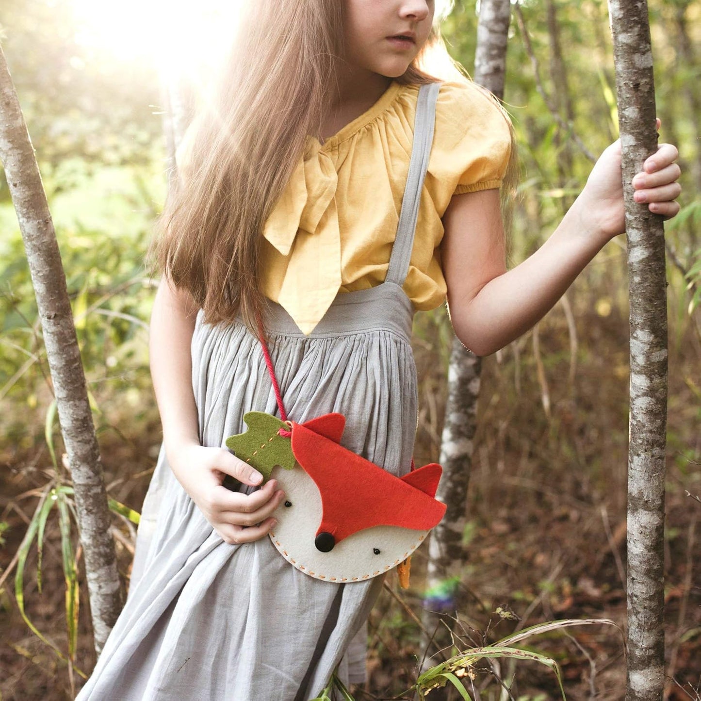 Woodlands Felt Bag Sewing Set