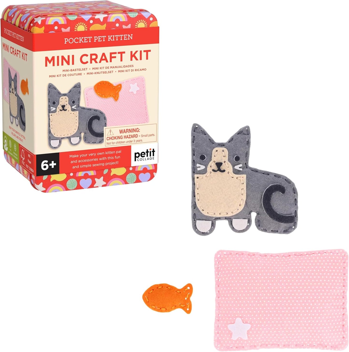 Mini Craft Kit Pocket Pet Kitten