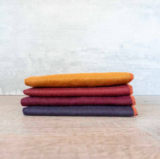 Linen Cloth Napkins - Flannel Mix