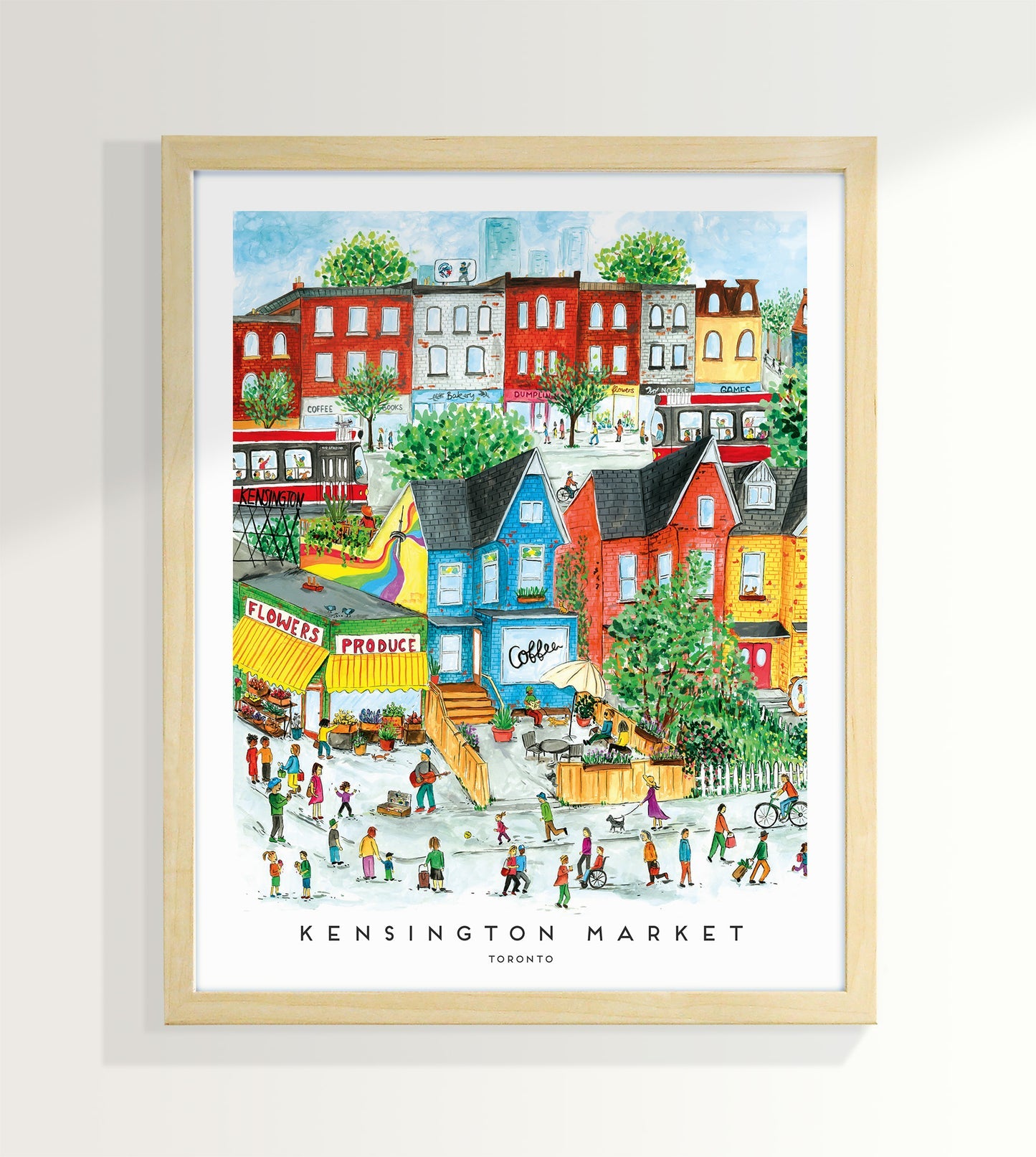 Toronto's Kensington Market Art Print