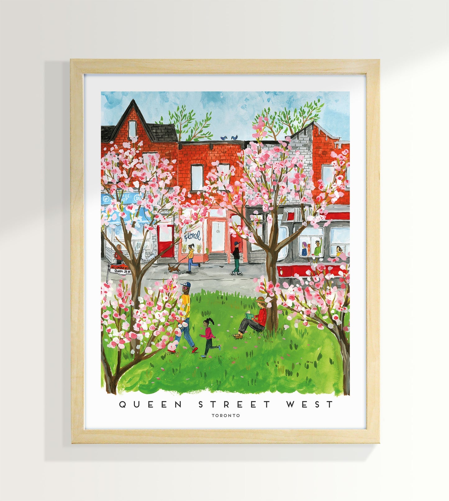 Toronto's Queen Street West Art Print