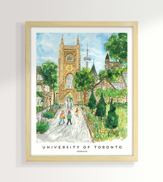 University of Toronto Art Print