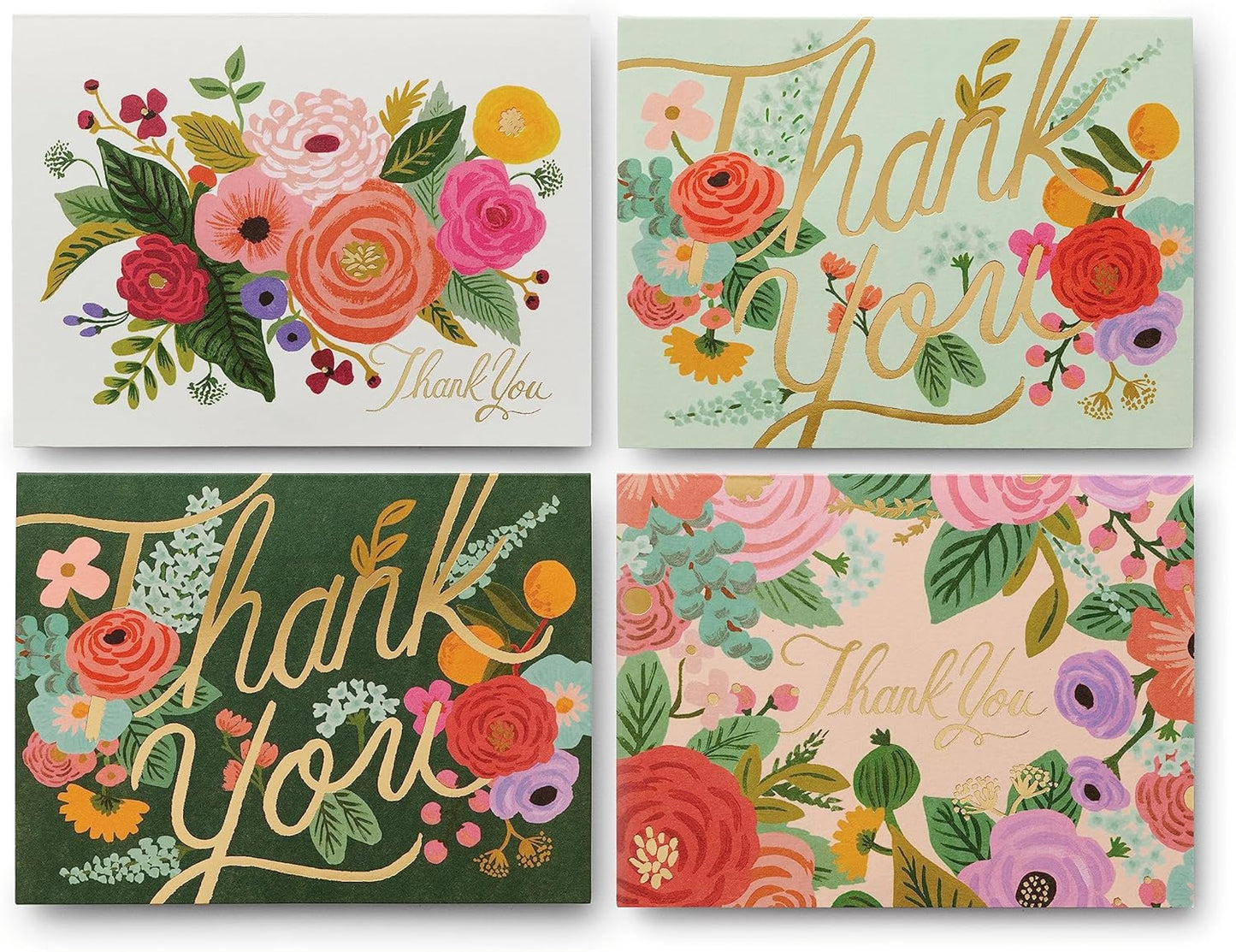 Garden Party Thank You Cards in Keepsake Box (Set of 8)