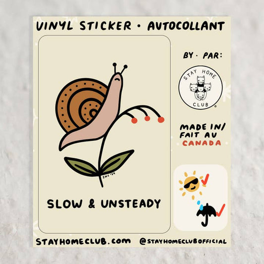 Slow and Unsteady Sticker