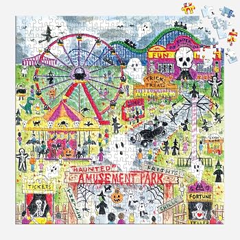 Michael Storrings Haunted Amusement Park 500 Piece Puzzle