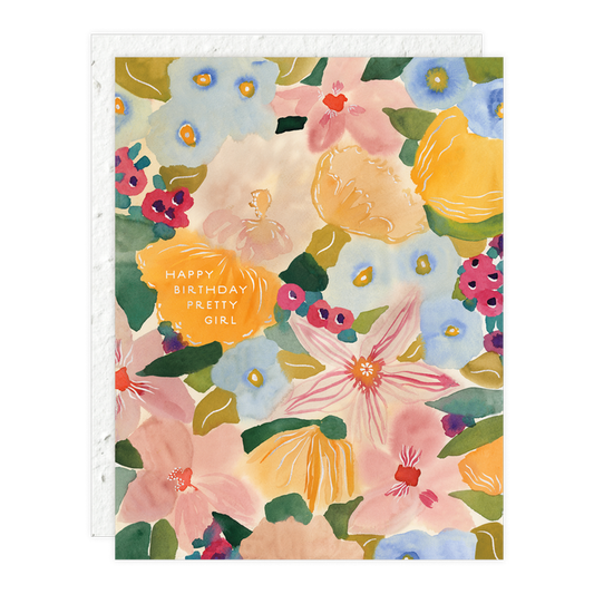 Floral Abundance Bday Card