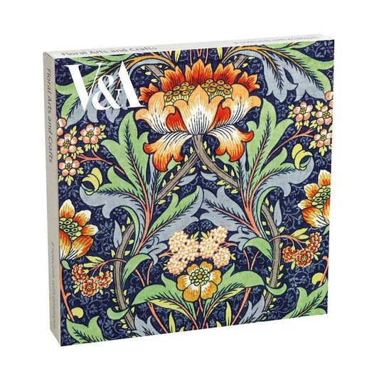 Floral Arts & Crafts Notecards