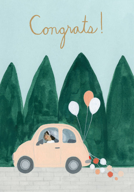 Wedding Car Card