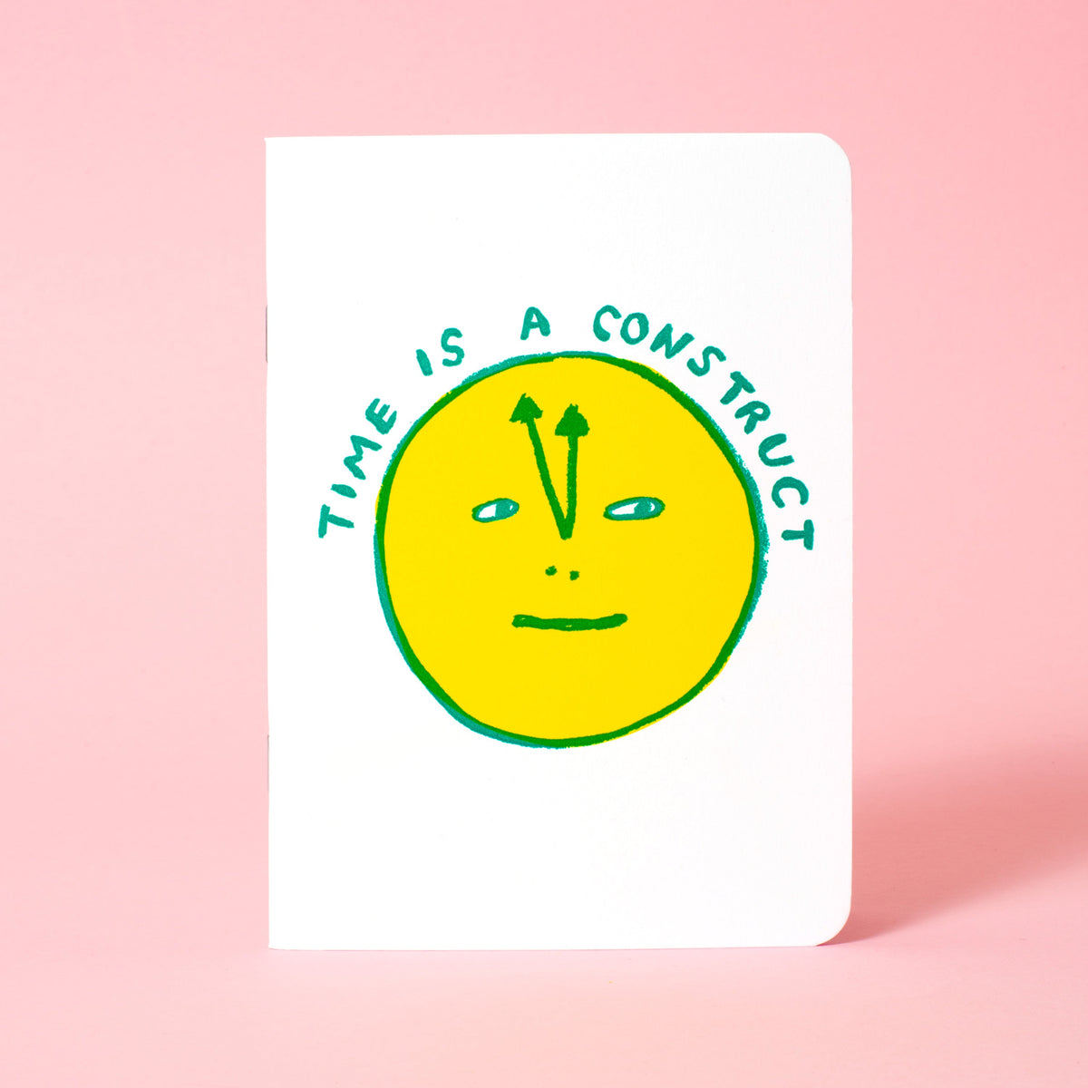Time Is A Construct B6 Blank Notebook