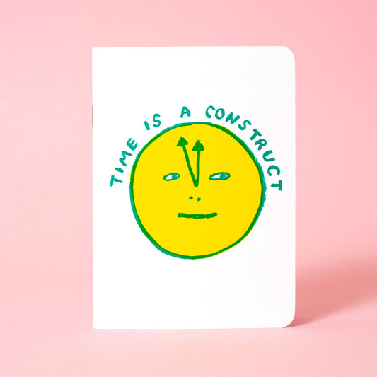 Time Is A Construct B6 Blank Notebook