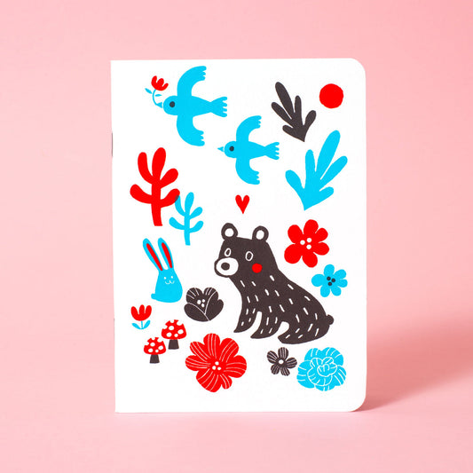 Bear & Bunny B6 Blank Notebook
