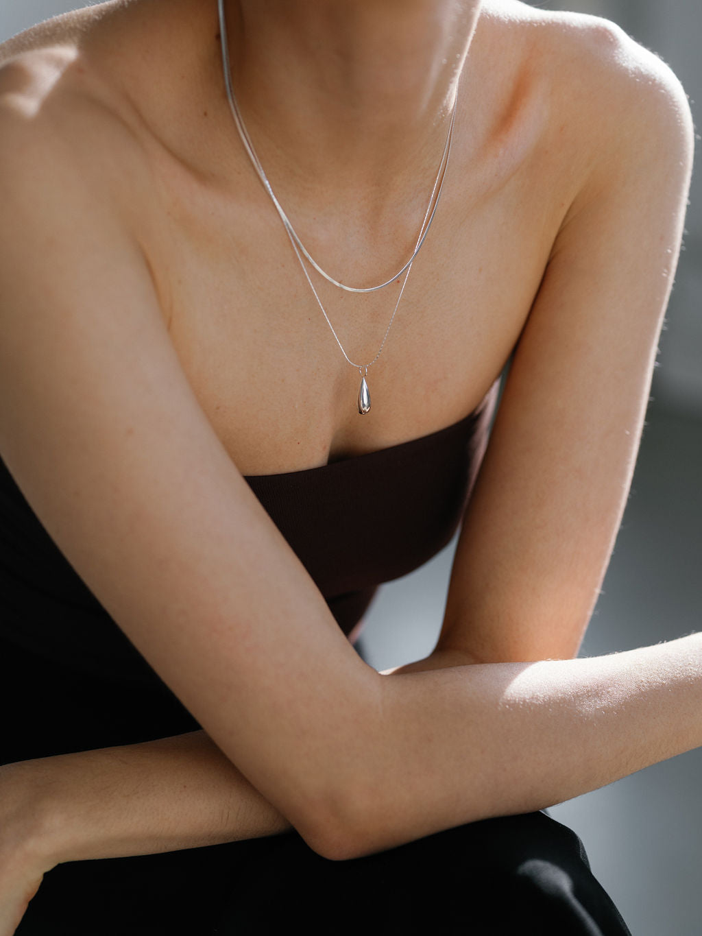 Emilia Silver Necklace