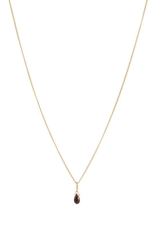 Sila Garnet Gold Necklace