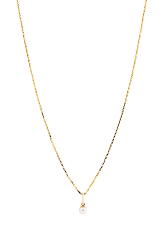 Liv Pearl Gold Necklace