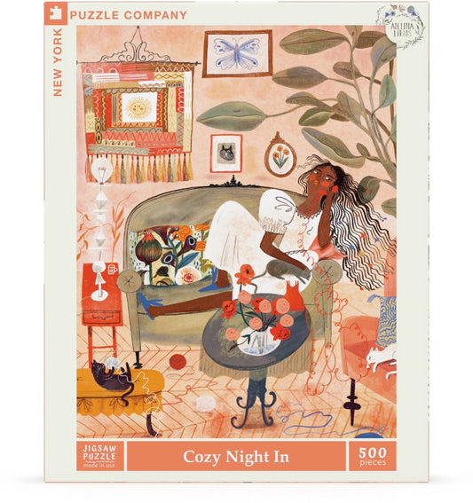 Cozy Night In 500 Piece Puzzle