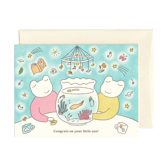 Tadpole New Baby Card