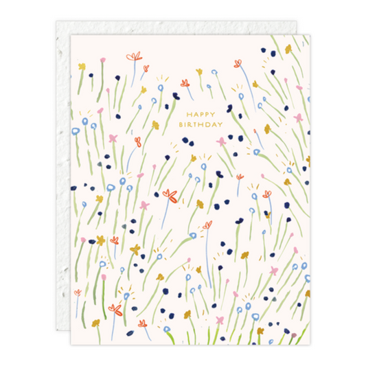 Sweetest Stems Birthday Card