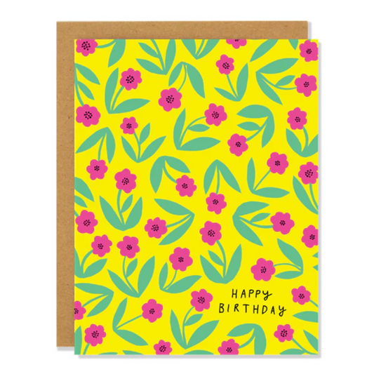 Little Flowers Birthday Card