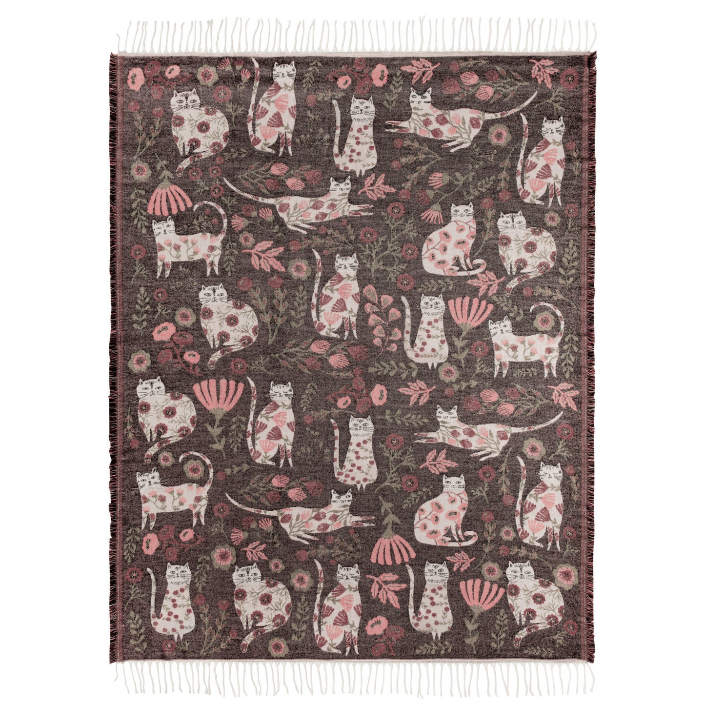 Catbloom Throw