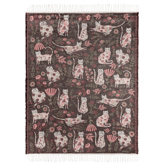 Catbloom Throw