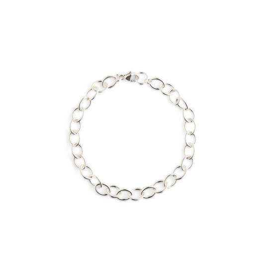 Lou Silver Chain Bracelet
