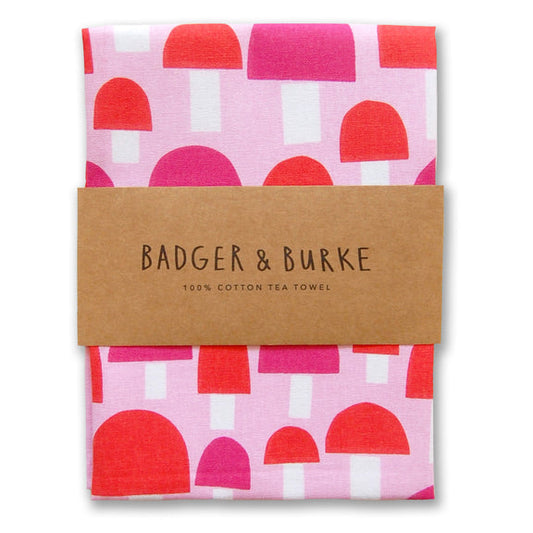 Mushrooms Tea Towel