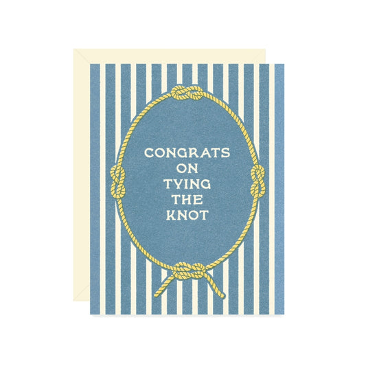 Tying the Knot Wedding Card