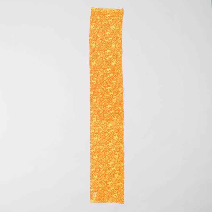 Donna Cotton Scarf in Yuzu Deco